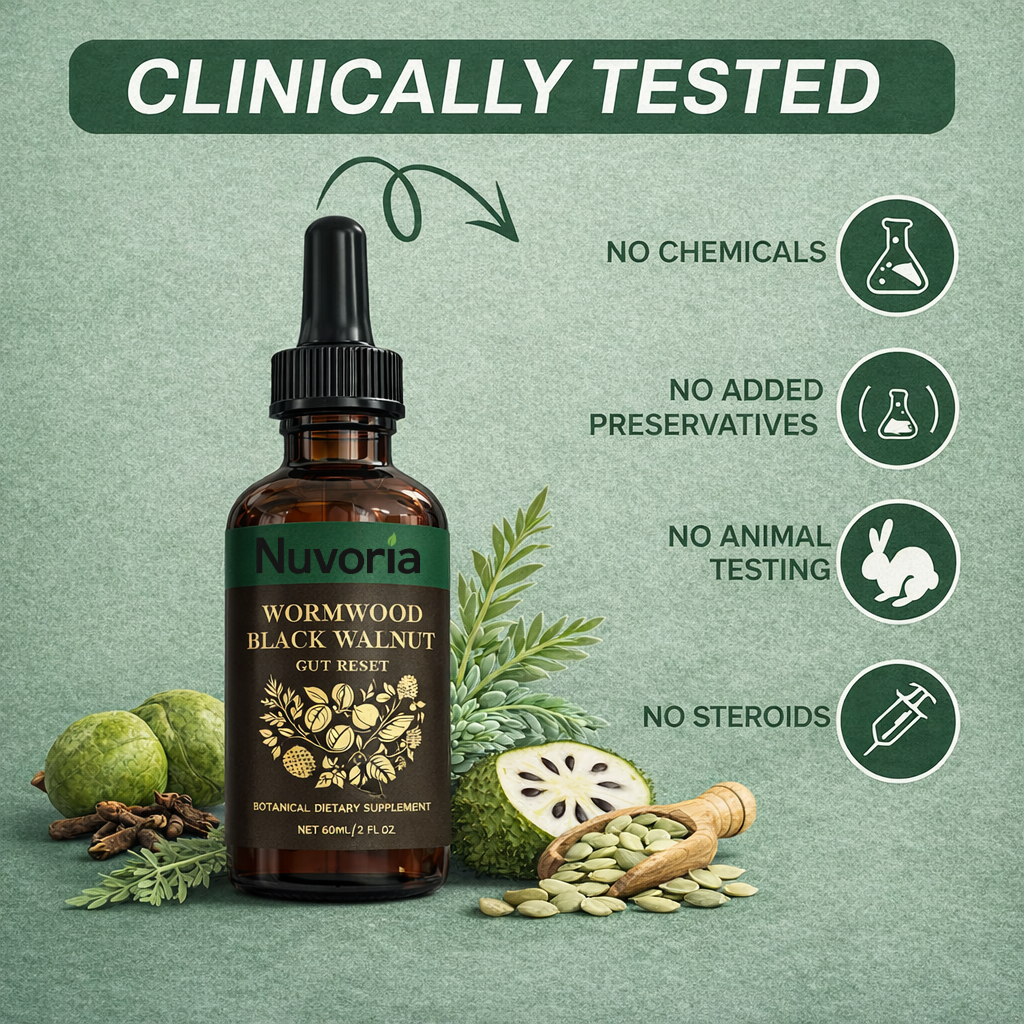 Wormwood Black Walnut Gut Reset